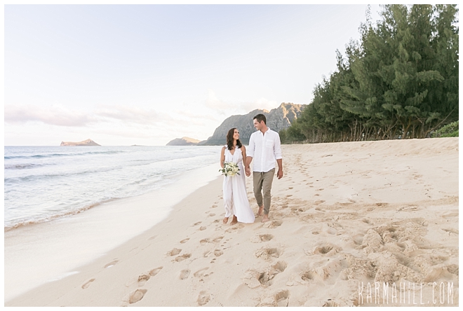 Oahu Beach elopement