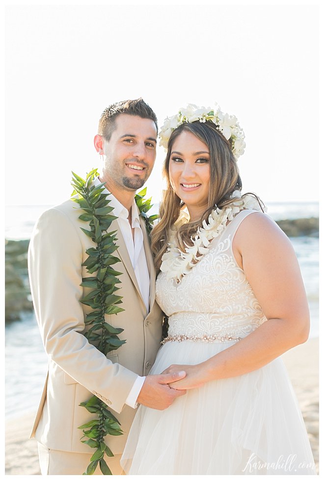 Sharing the Journey ~ Heather & David's Oahu Beach Wedding