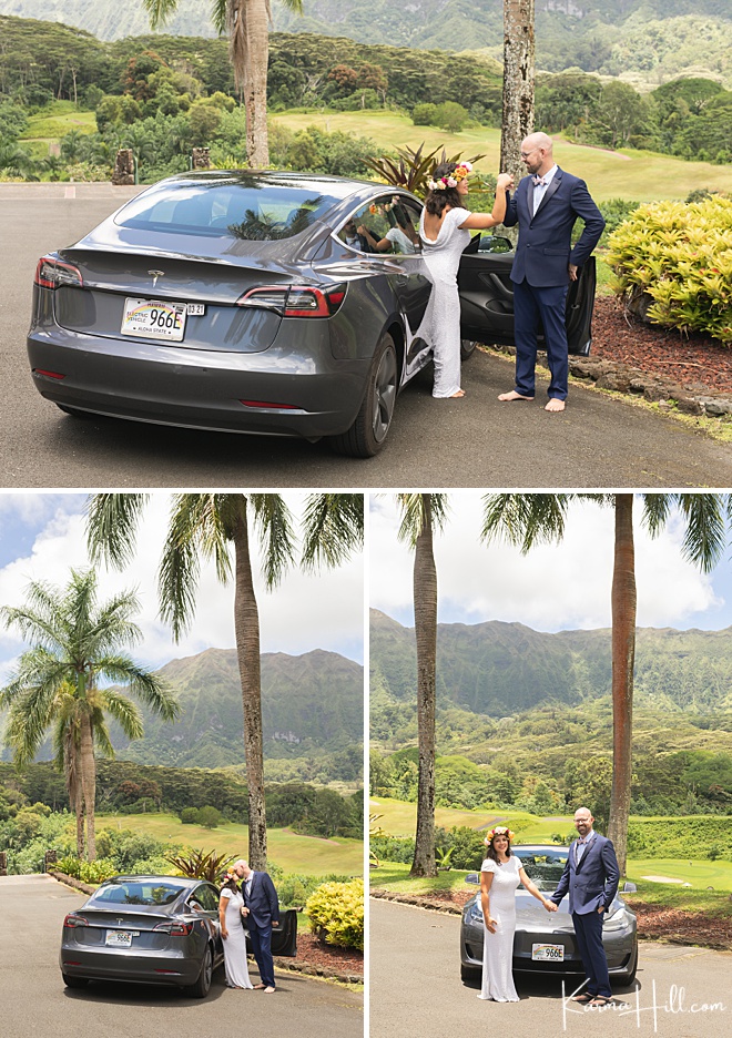 Eco-Friendly car Rental for Wedding in Oahu, HI 