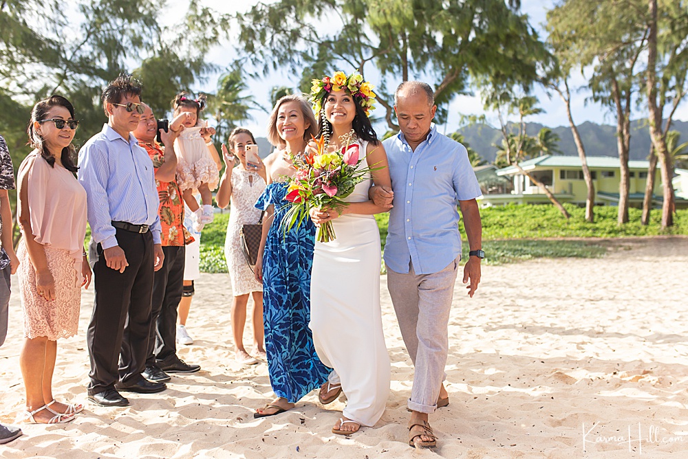 Waimanalo Bay Beach Wedding