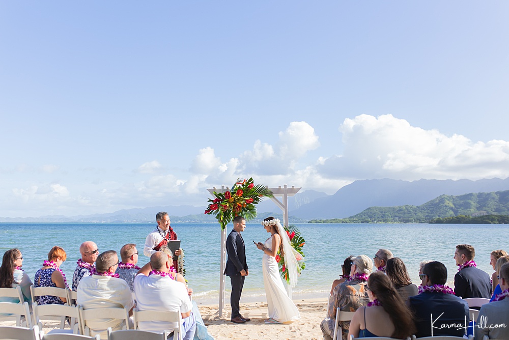 Kualoa Secret Island Wedding