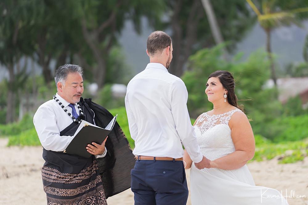 Celebrating in Style ~ Mary & Tanner's Waimanalo Bay Elopement