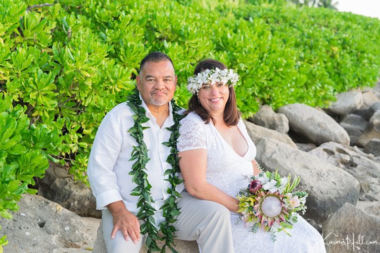 Secret Ceremony ~ Michelle & Mike's Paradise Cove Oahu Elopement