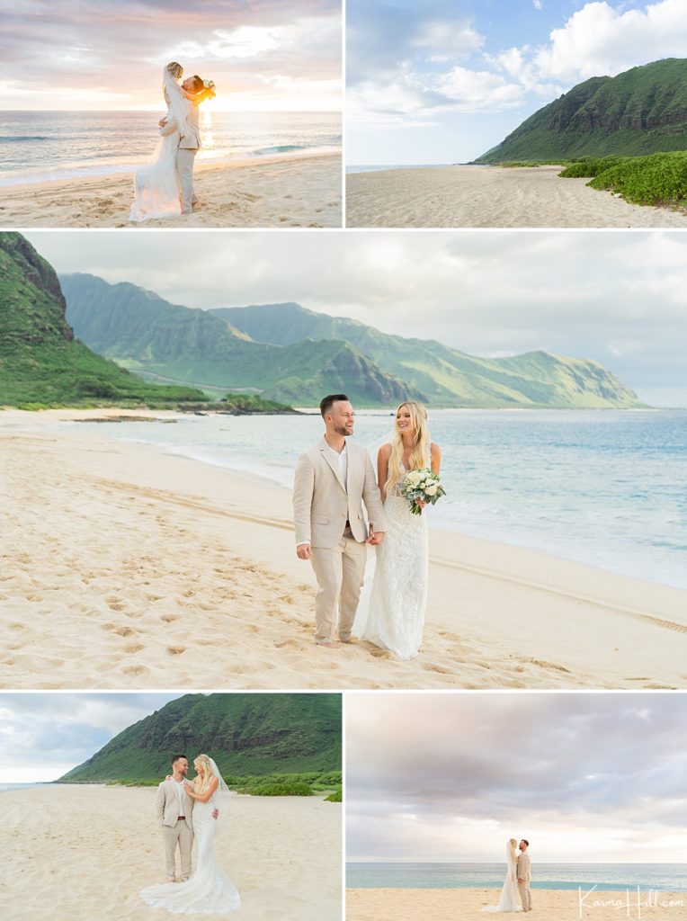 best places to get married in oahu - beach wedding in oahu
