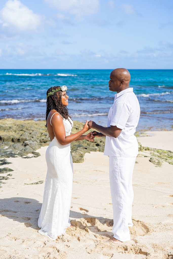 Salute to Love - Victoria & Jamell's Oahu Beach Wedding