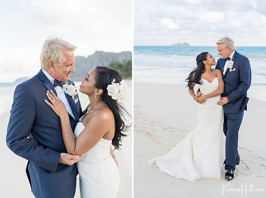 beach wedding photos hawaii