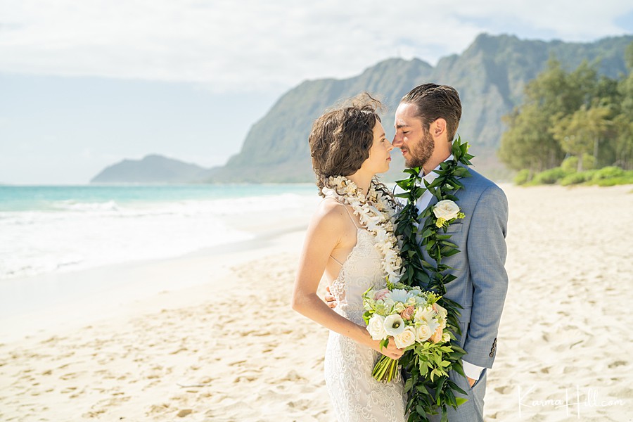 Oahu Beach Wedding at Waimanalo Beach