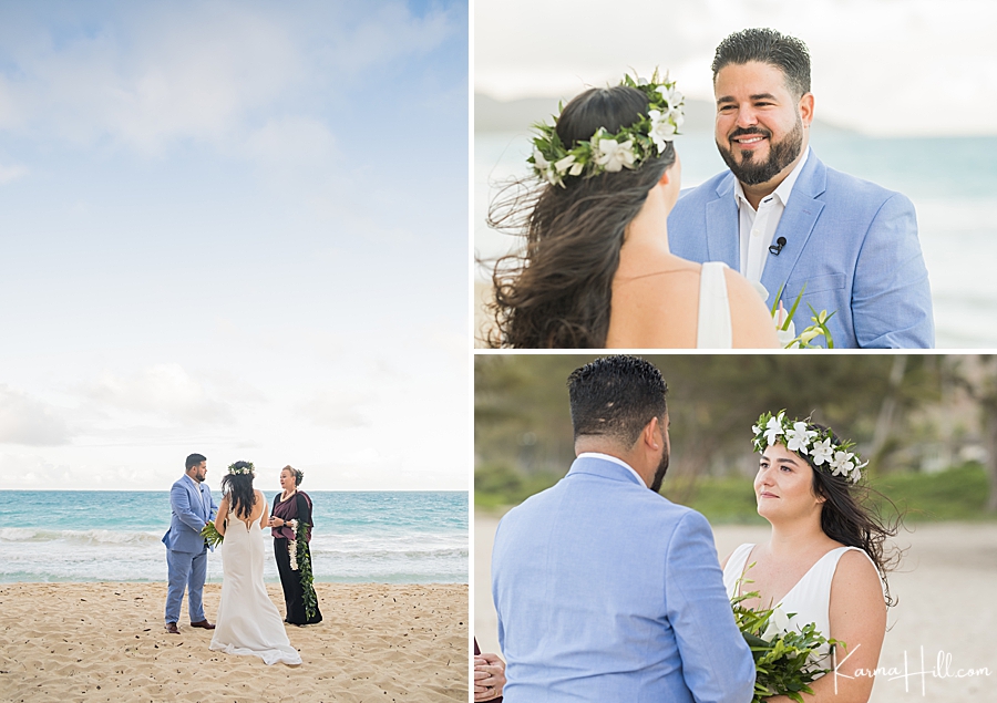 Oahu elopement ceremony