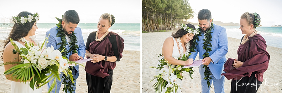 Oahu elopement officiant
