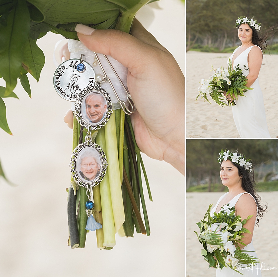Oahu elopement floral