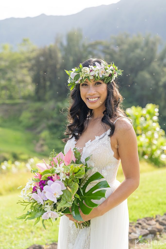 Tropical Bliss - Irene & Daniel's Oahu Micro Wedding