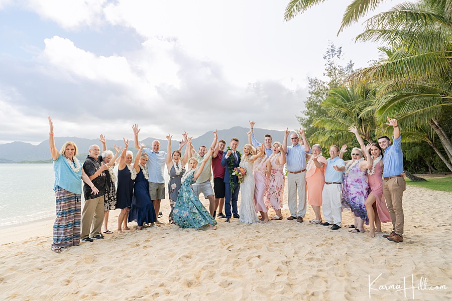  family wedding photographers in hawaii