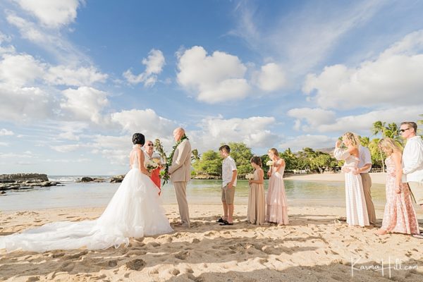 Newlywed Bliss - Carrie & Teddy's Beach Wedding in Oahu