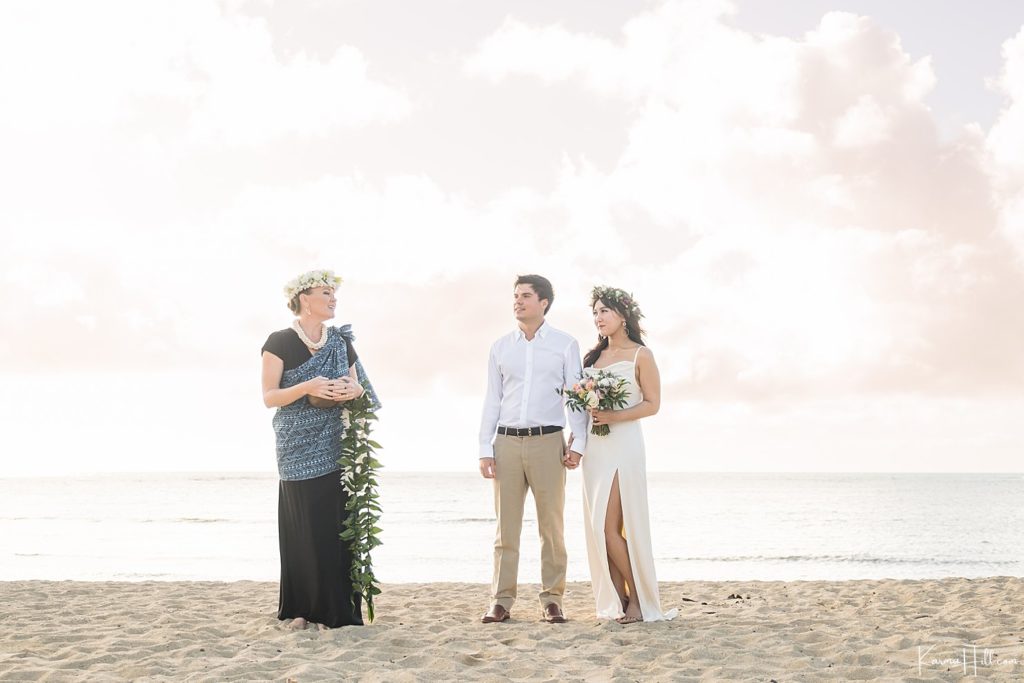 Waialae Beach Park oahu wedding