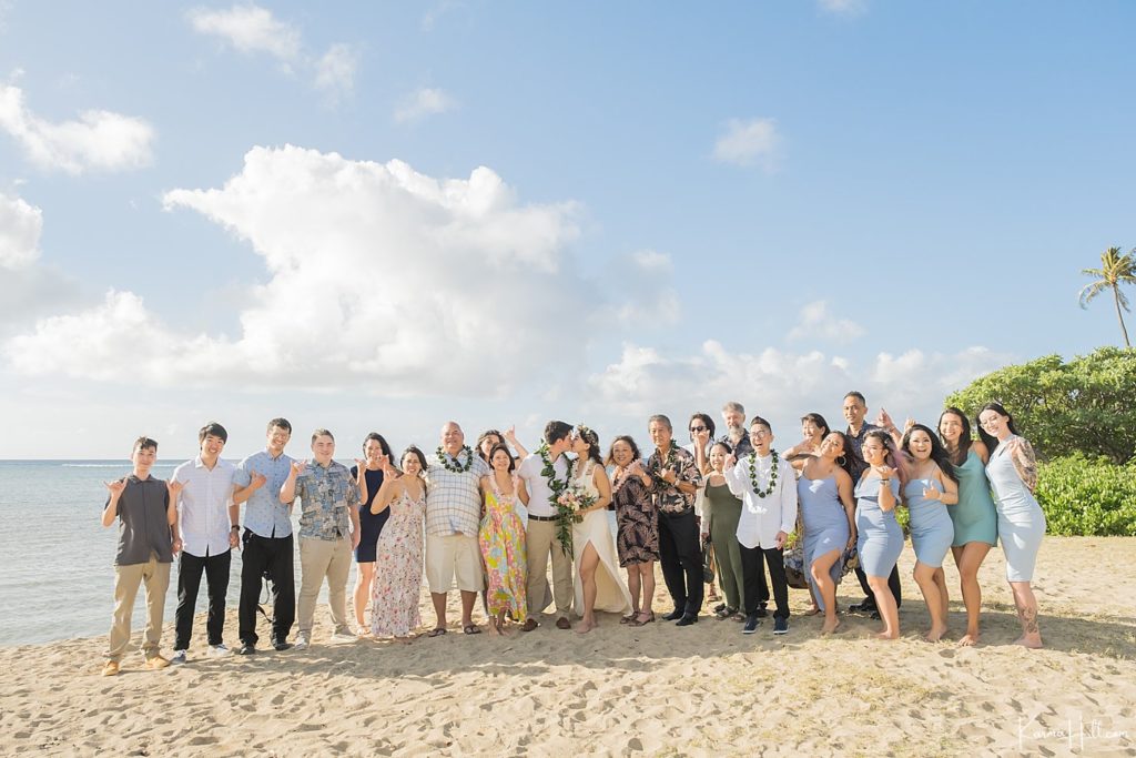 Oahu family wedding photography