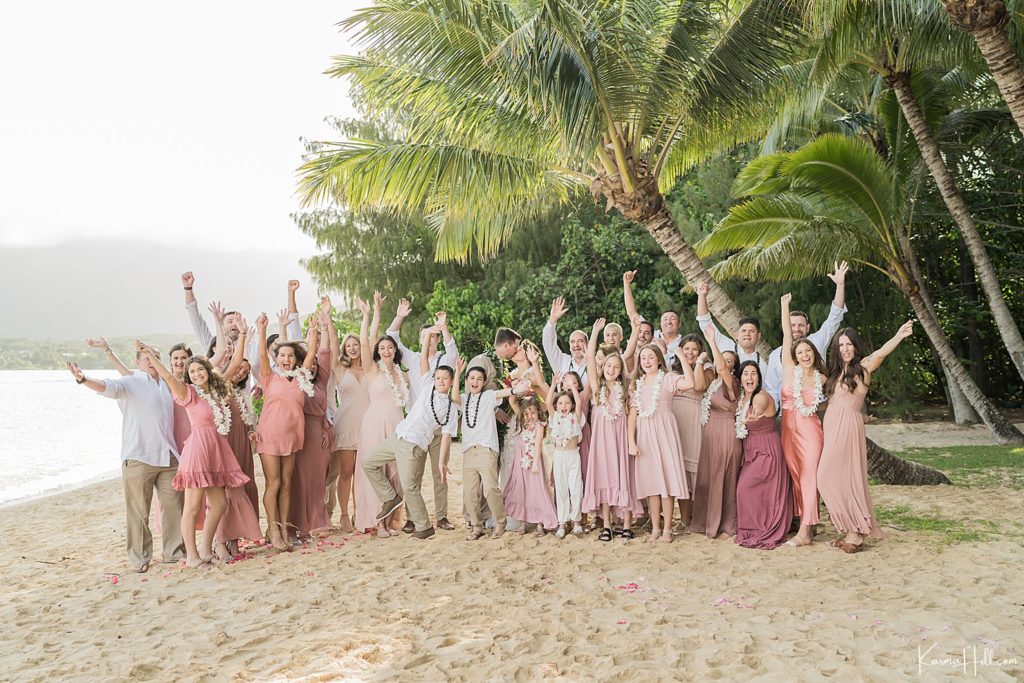 hawaii family wedding photography