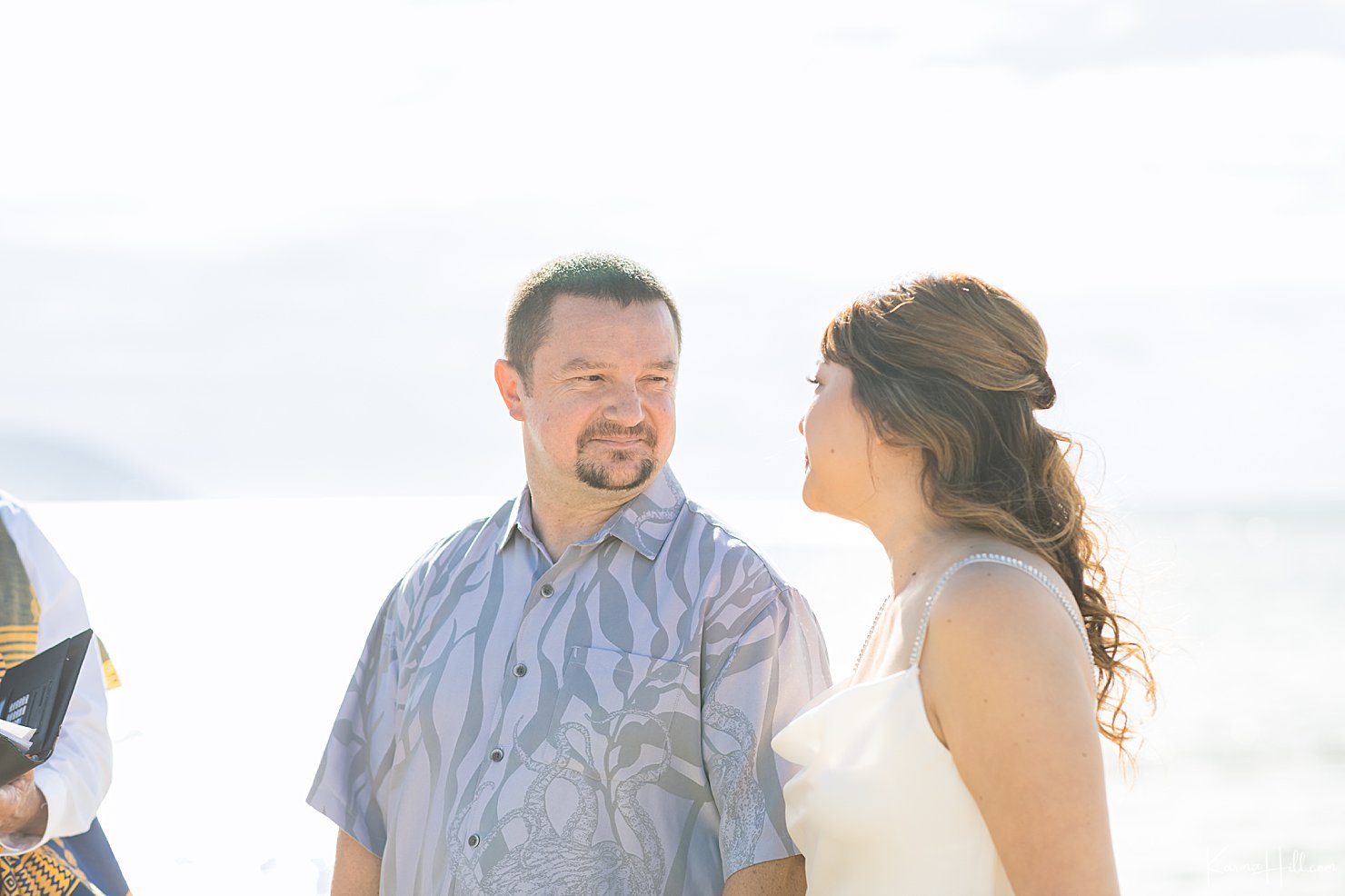 Our Romantic Morning Union - Jamie & James' Oahu Beach Wedding