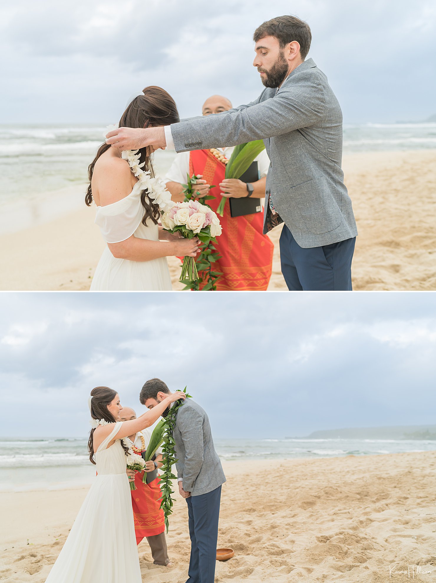papailoa beach oahu wedding