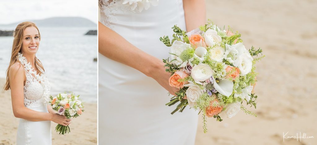 best bridal looks for oahu beach wedding