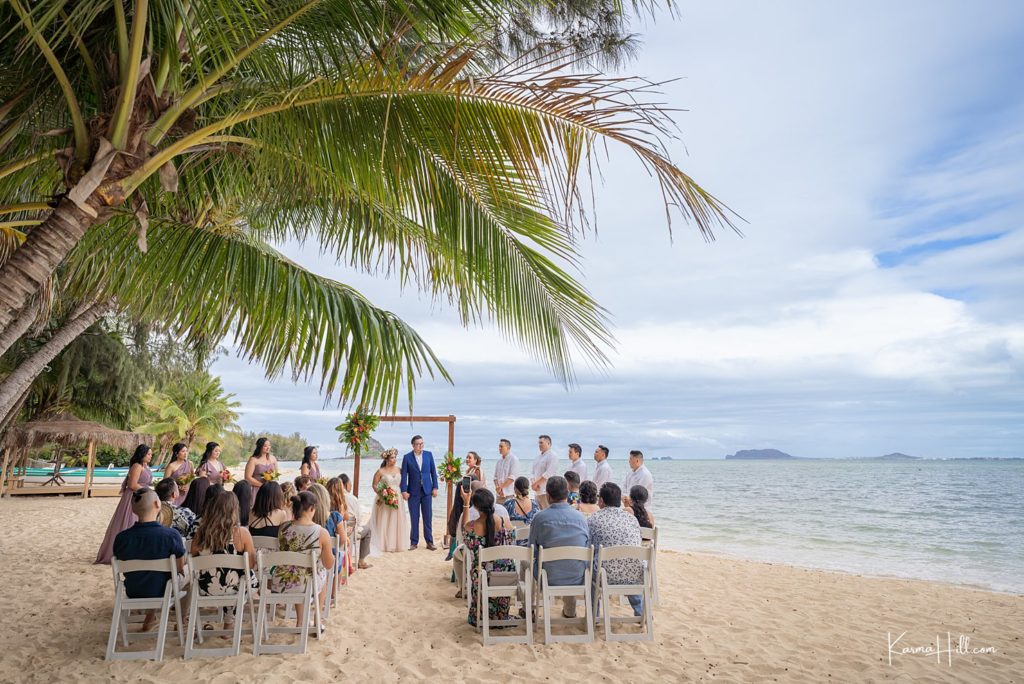 kualoa secret island oahu wedding