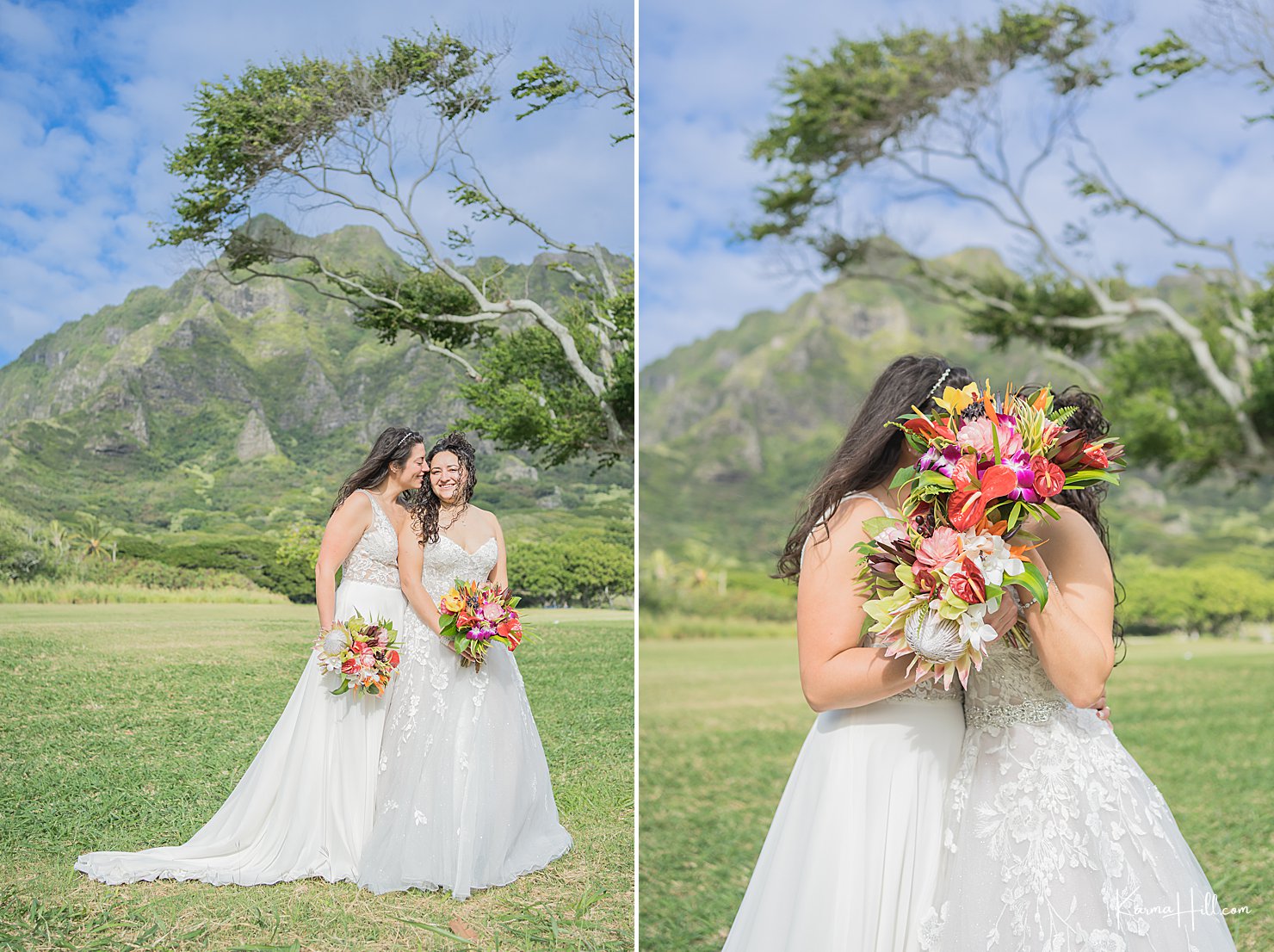 Keys To My Heart - Alaina & Katherine's Oahu Elopement