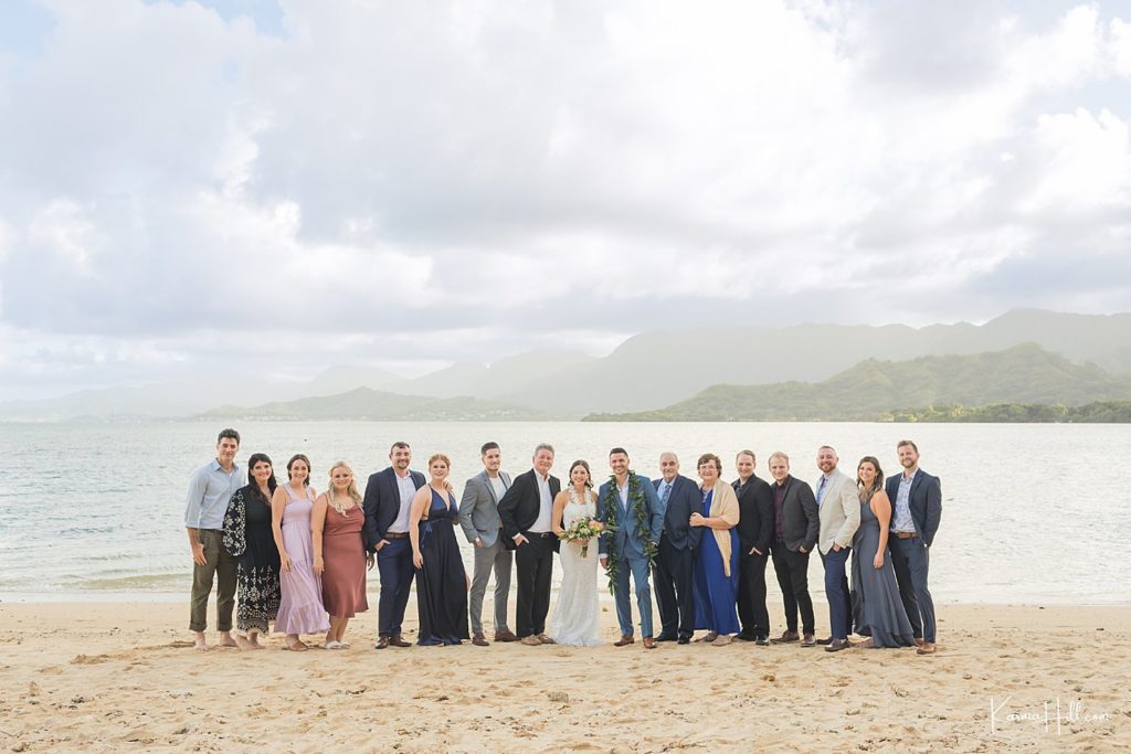 beach wedding in oahu