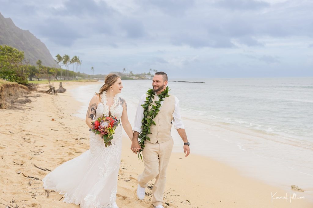 Playful & Personal - Katie & Victor's Oahu Beach Wedding