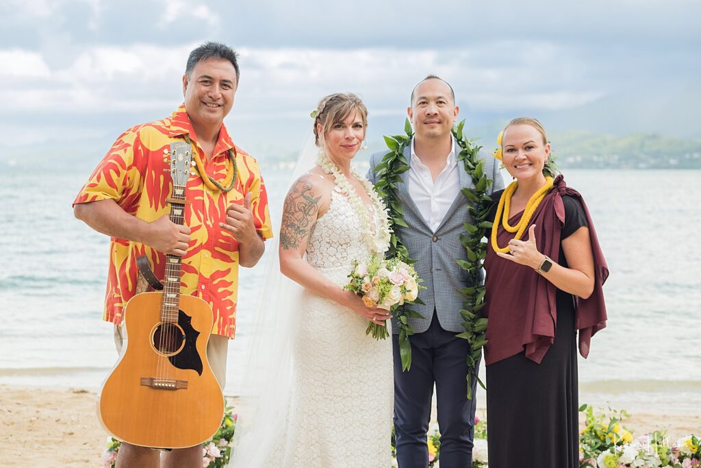 Vendors for a Kualoa Ranch Secret Island Wedding