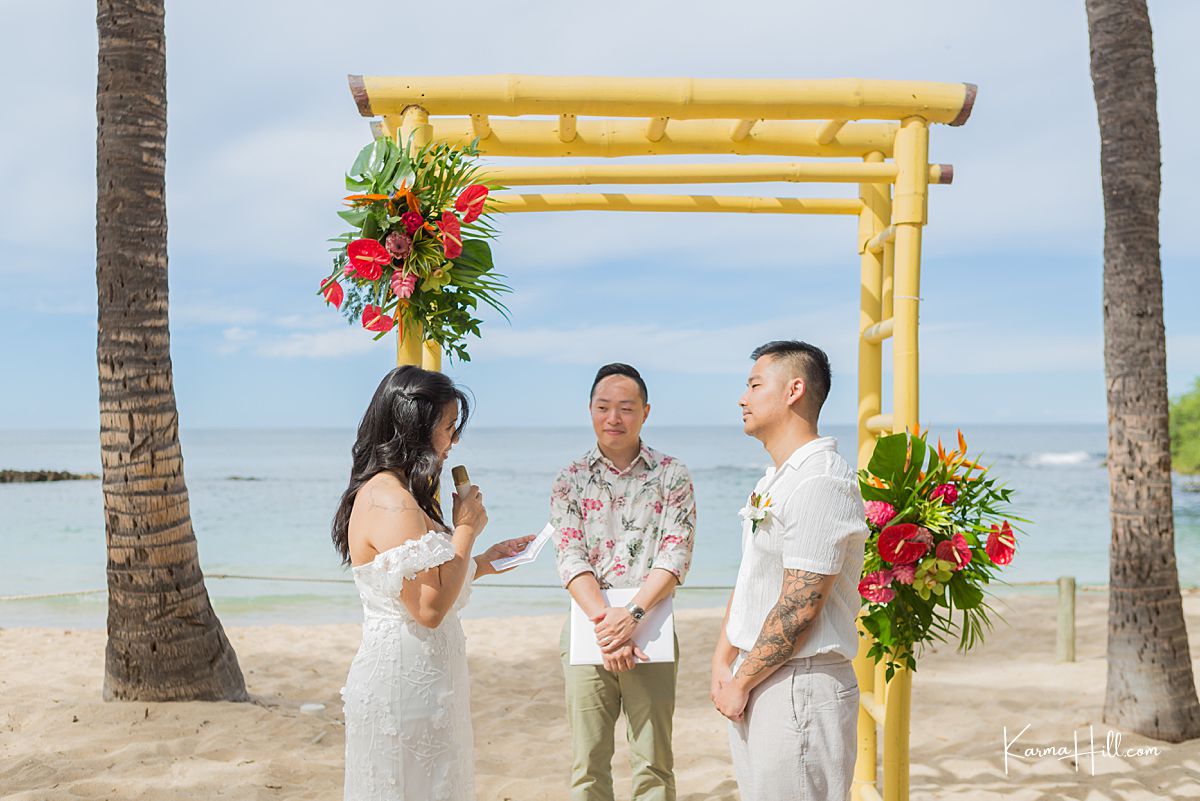 wedding in hawaii 