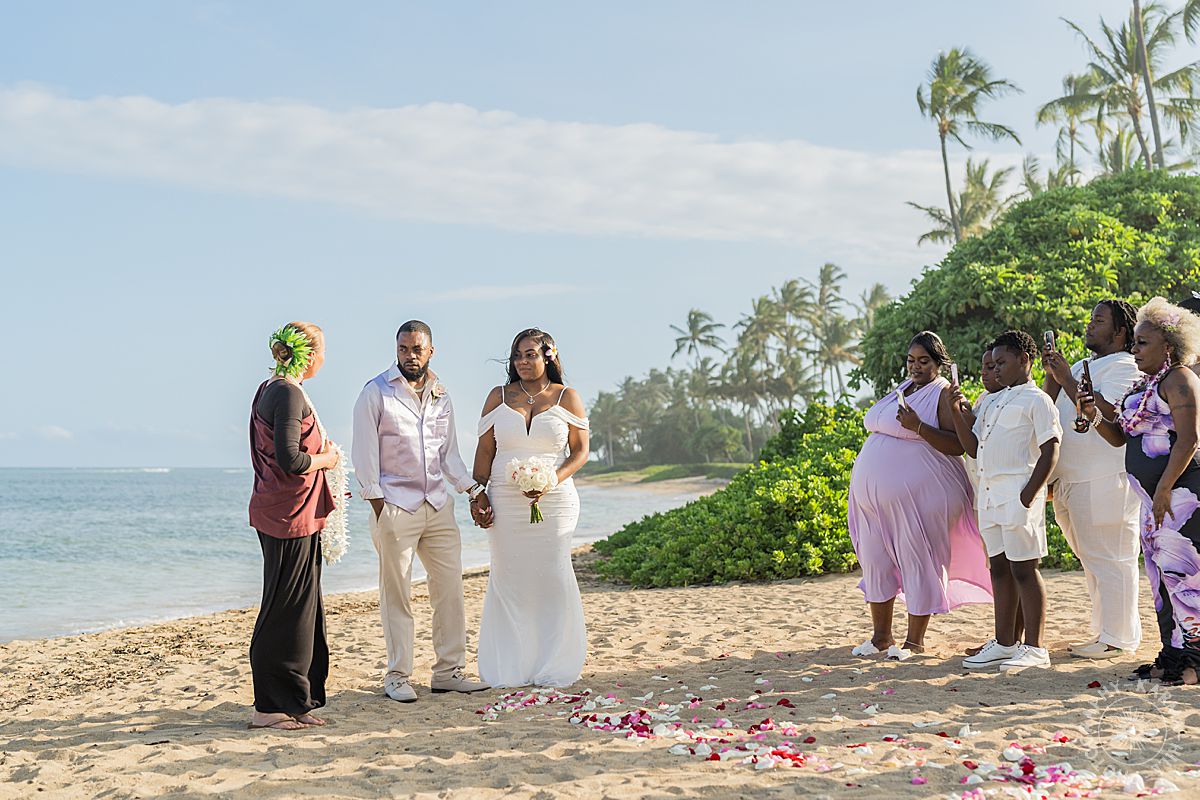 Oahu beach wedding