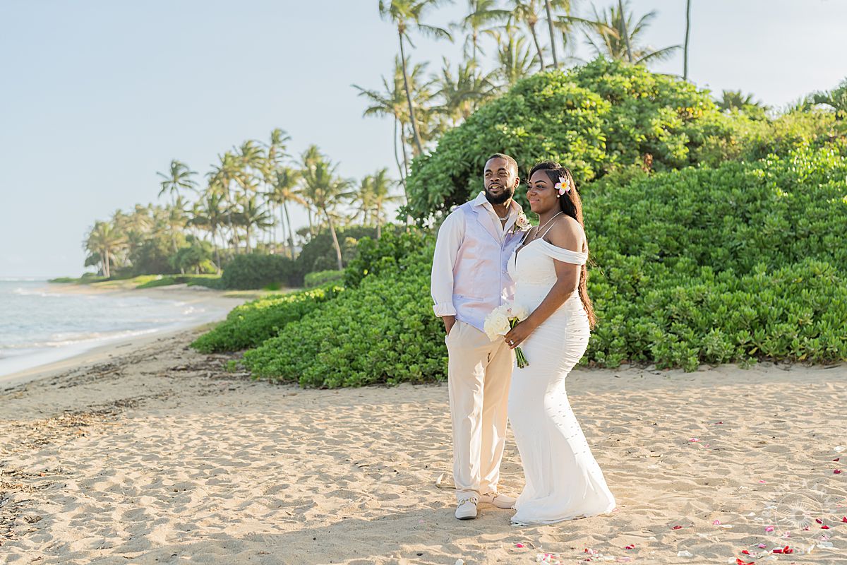 Oahu beach wedding