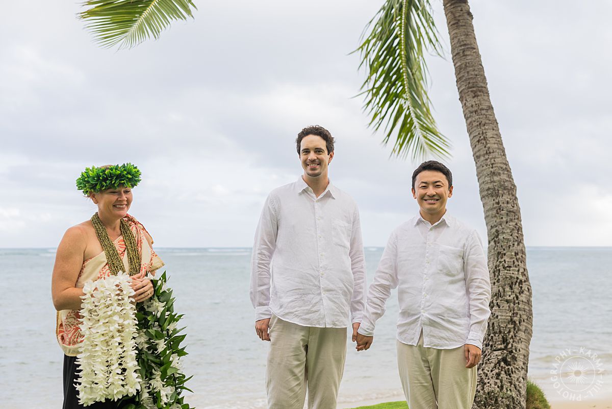 Oahu beach wedding
