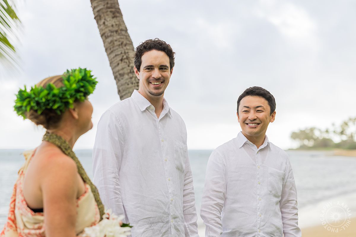 Oahu beach wedding